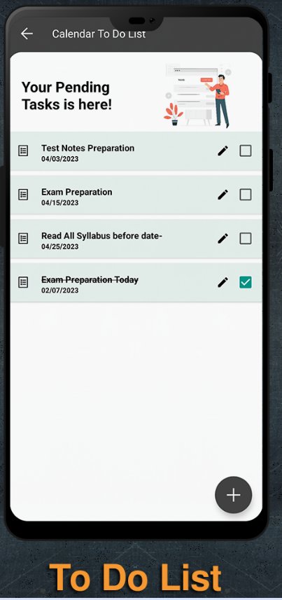 To Do List screen